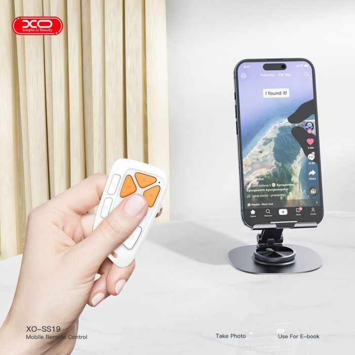 XO SS19 Πολυλειτουργικό Τηλεχειριστήριο Κινητού με Bluetooth