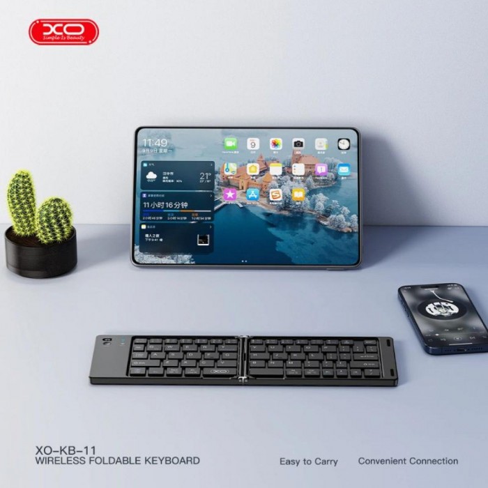 XO KB-11 Ασύρματο Πτυσσόμενο Πληκτρολόγιο