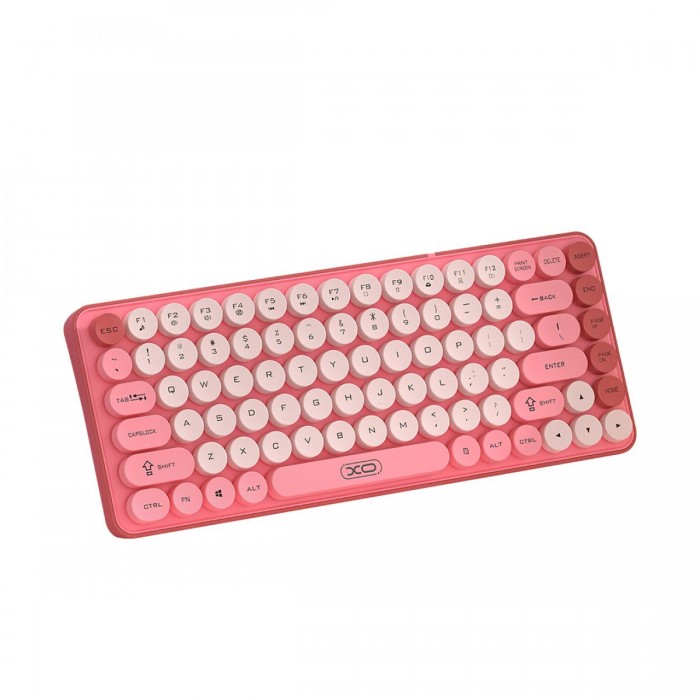 XO KB-12 Ασύρματο Πληκτρολόγιο Bluetooth Tri-Colour Ροζ XO KB-12 Ασύρματο Πληκτρολόγιο Bluetooth Tri-Colour Ροζ