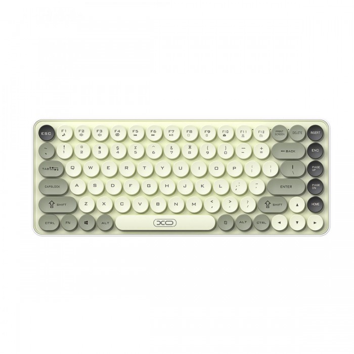 XO KB-12 Ασύρματο Πληκτρολόγιο Bluetooth Tri-Colour Γκρι