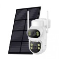 XO CR19 Εξωτερική Solar Κάμερα 4G AOV με Διπλό Φακό & 4 Megapixel