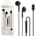 XO EP29 Type-C Handsfree Μαύρο