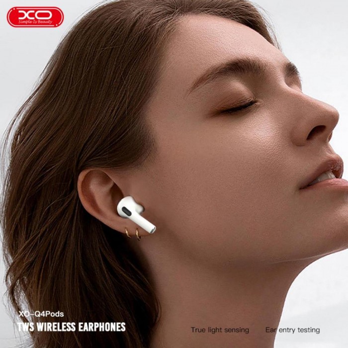XO Q4 Pods Bluetooth headset (4ης Γενιάς με Αισθητήρα Αυτιού Και Λειτουργία Ασύρματης Φόρτισης) XO Q4 Pods Bluetooth headset (4ης Γενιάς με Αισθητήρα Αυτιού Και Λειτουργία Ασύρματης Φόρτισης)