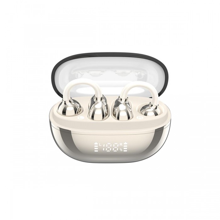 XO G43 Ακουστικά Bluetooth με Διαφανή Επιμεταλλωμένο Σχεδιασμό OWS Χρυσά XO G43 Ακουστικά Bluetooth με Διαφανή Επιμεταλλωμένο Σχεδιασμό OWS Χρυσά