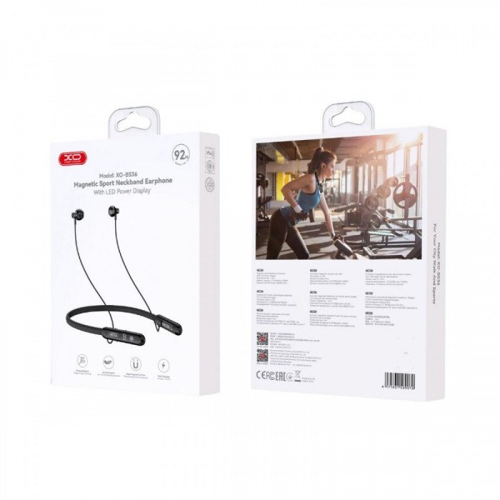 XO BS36 Αθλητικά Ακουστικά Λαιμού Neckband με Μαγνήτη XO BS36 Αθλητικά Ακουστικά Λαιμού Neckband με Μαγνήτη