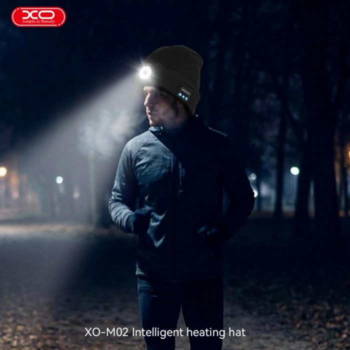 XO M02 Ασύρματος Σκούφος Bluetooth με Ενσωματωμένα Ακουστικά και Μικρόφωνο