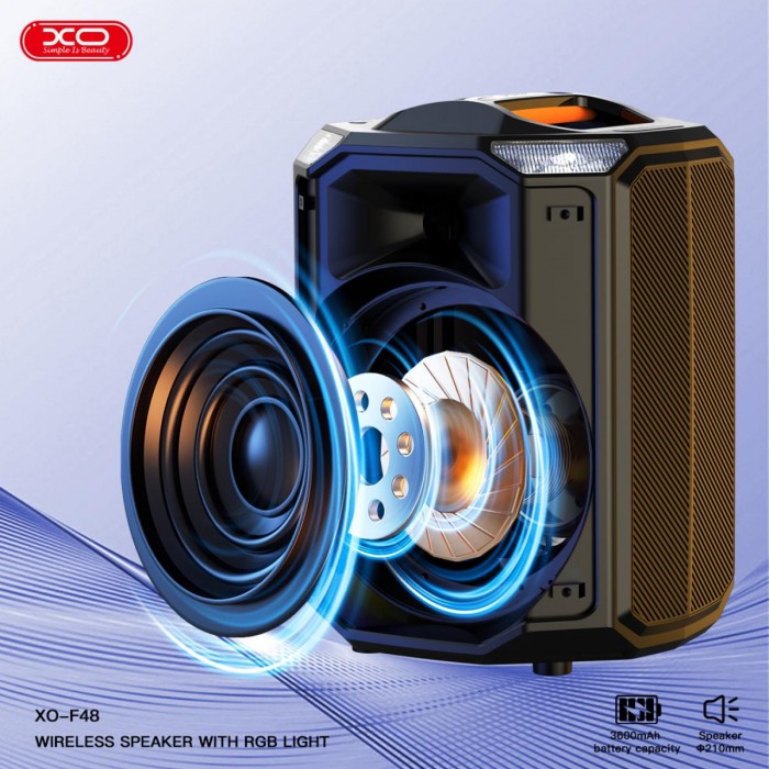 XO F48 Διπλό Bluetooth Ηχείο 40W 8 XO F48 Διπλό Bluetooth Ηχείο 40W 8