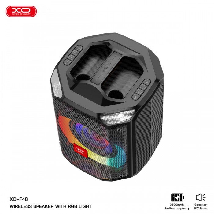 XO F48 Διπλό Bluetooth Ηχείο 40W 8 XO F48 Διπλό Bluetooth Ηχείο 40W 8