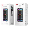 XO F58 Shine Διπλό 6-inch Woofer RGB Bluetooth Ηχείο 40W