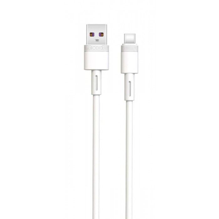 XO NB-Q166 5A Καλώδιο Ταχείας Φόρτισης Type-C Λευκό 1m XO NB-Q166 5A Καλώδιο Ταχείας Φόρτισης Type-C Λευκό 1m