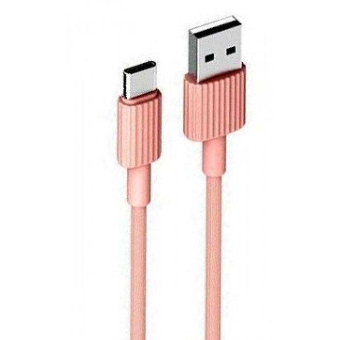 XO NB156 USB Καλώδιο Φόρτισης για Type-C Ροζ XO NB156 USB Καλώδιο Φόρτισης για Type-C Ροζ