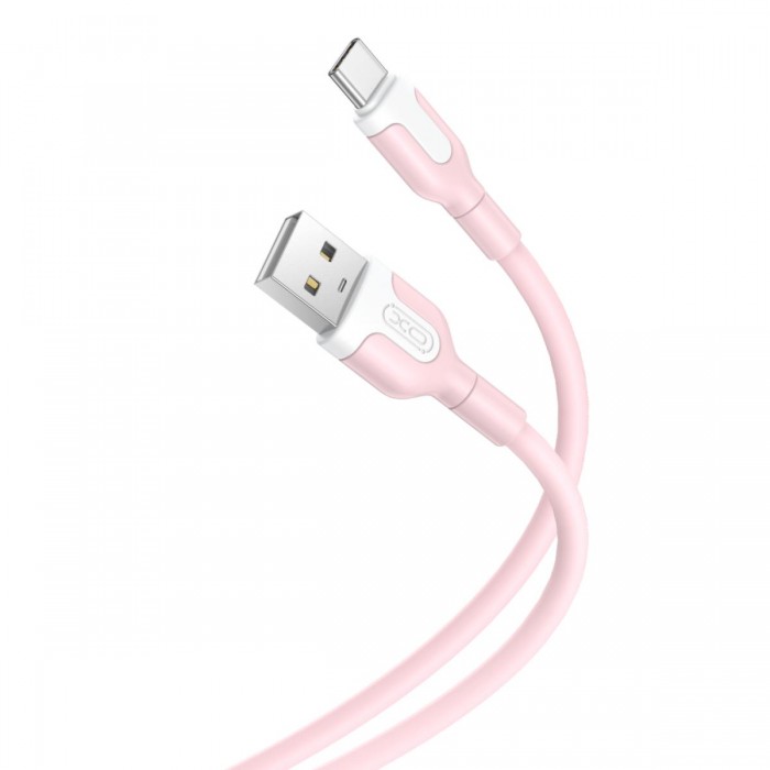 XO NB212 2.1A USB Καλώδιο Για Type-C 1m Ρόζ XO NB212 2.1A USB Καλώδιο Για Type-C 1m Ρόζ