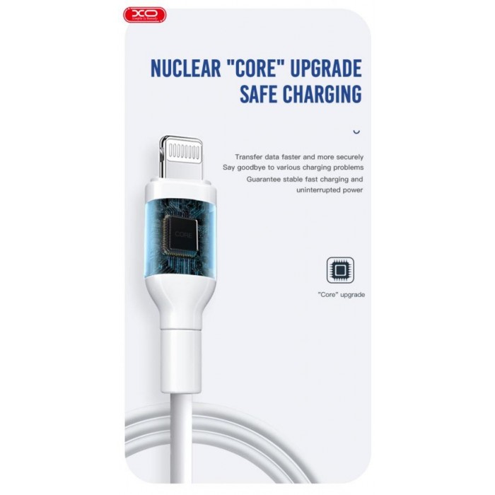 XO NB212 2.1A USB Καλώδιο Για Type-C 1m Ρόζ