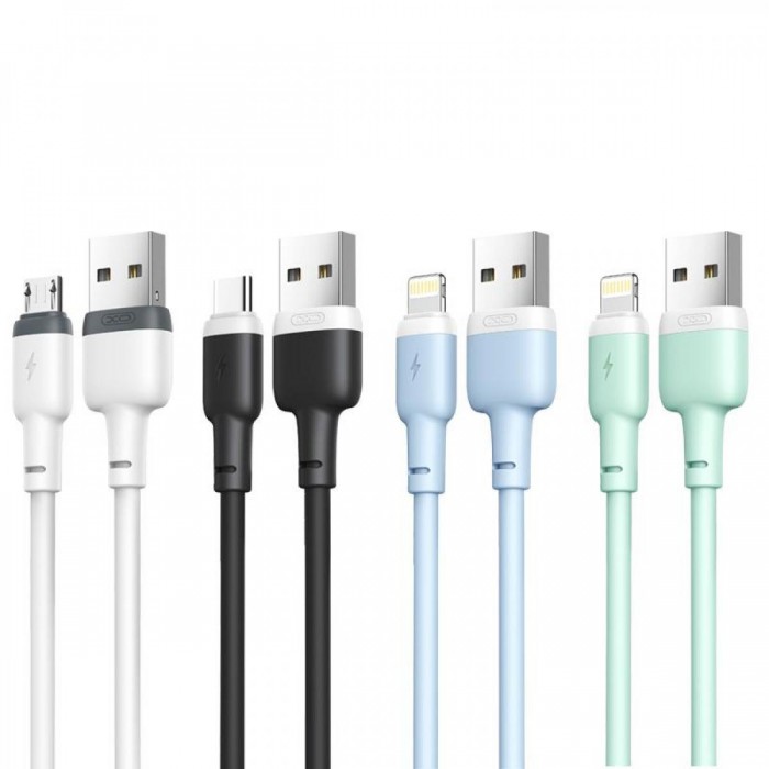 XO NB208 Καλώδιο Φόρτισης + Data Micro 1m Μπλέ