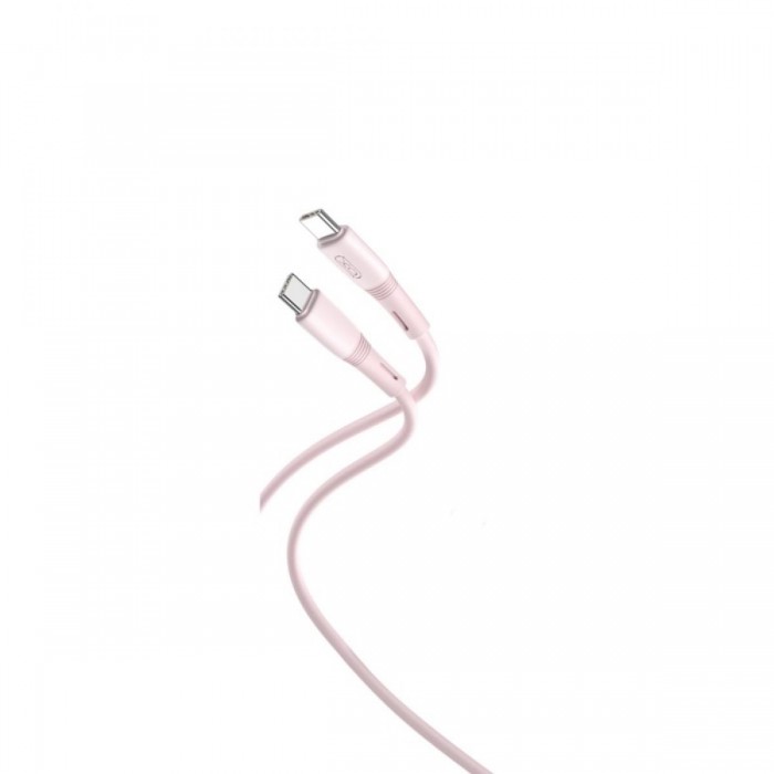 XO NB-Q226B Καλώδιο Φόρτισης - Data 60W Type-C σε Type-C 1m Ροζ XO NB-Q226B Καλώδιο Φόρτισης - Data 60W Type-C σε Type-C 1m Ροζ