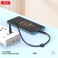 XO NB-Q248A Καλώδιο Φόρτισης + Data Suluo Series Type-c to Lightning 27W L=25cm Μαύρο