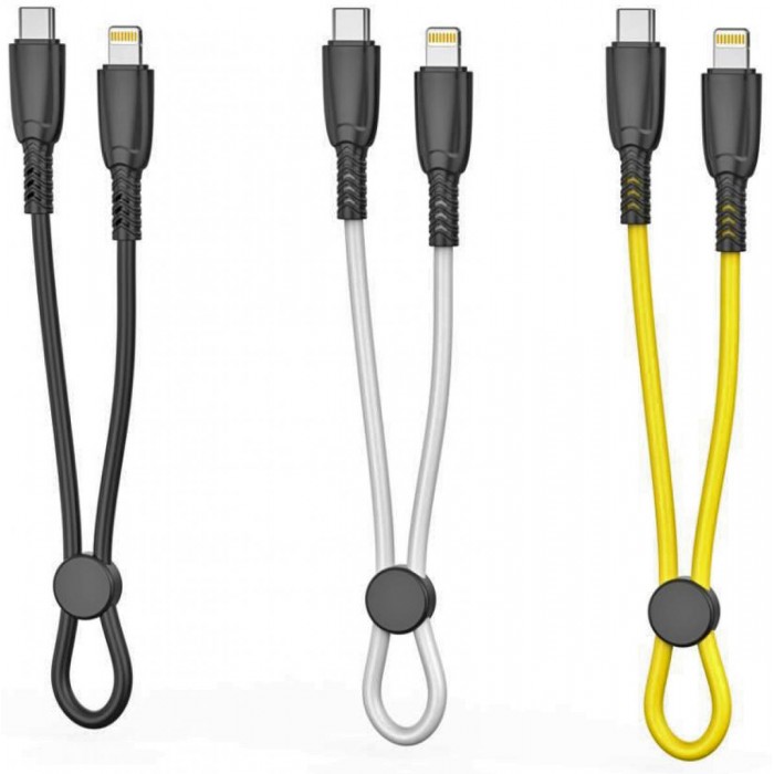 XO NB-Q248A Καλώδιο Φόρτισης + Data Suluo Series Type-c to Lightning 27W L=25cm Άσπρο