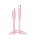 XO NB-Q265B PD 60W Type-C σε Type-C Μινιμαλιστικό Καλώδιο (Ροζ) XO NB-Q265B PD 60W Type-C σε Type-C Μινιμαλιστικό Καλώδιο (Ροζ)