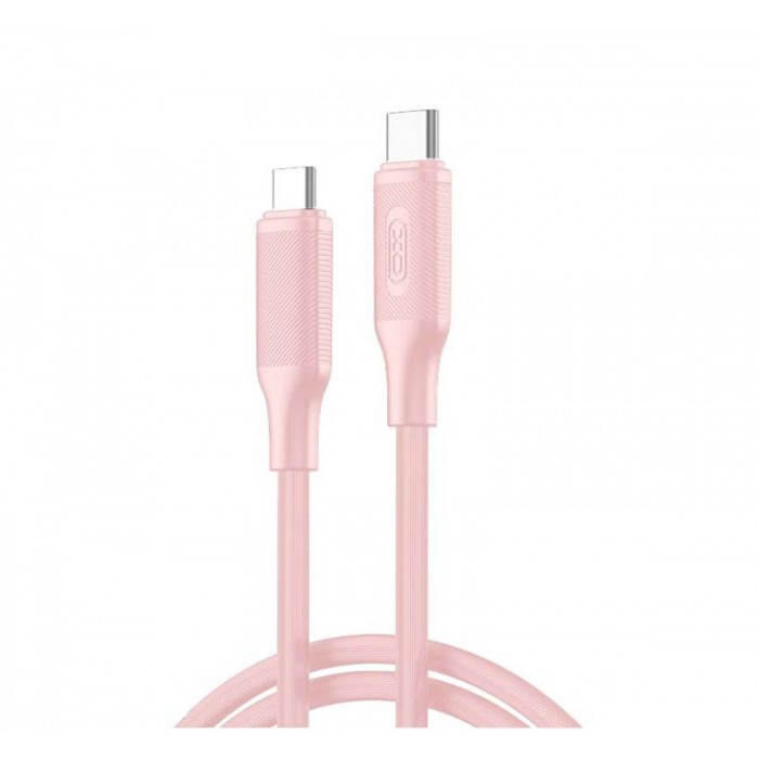 XO NB-Q265B PD 60W Type-C σε Type-C Μινιμαλιστικό Καλώδιο (Ροζ) XO NB-Q265B PD 60W Type-C σε Type-C Μινιμαλιστικό Καλώδιο (Ροζ)