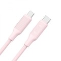 XO NB-Q265B PD 60W Type-C σε Type-C Μινιμαλιστικό Καλώδιο (Ροζ) XO NB-Q265B PD 60W Type-C σε Type-C Μινιμαλιστικό Καλώδιο (Ροζ)