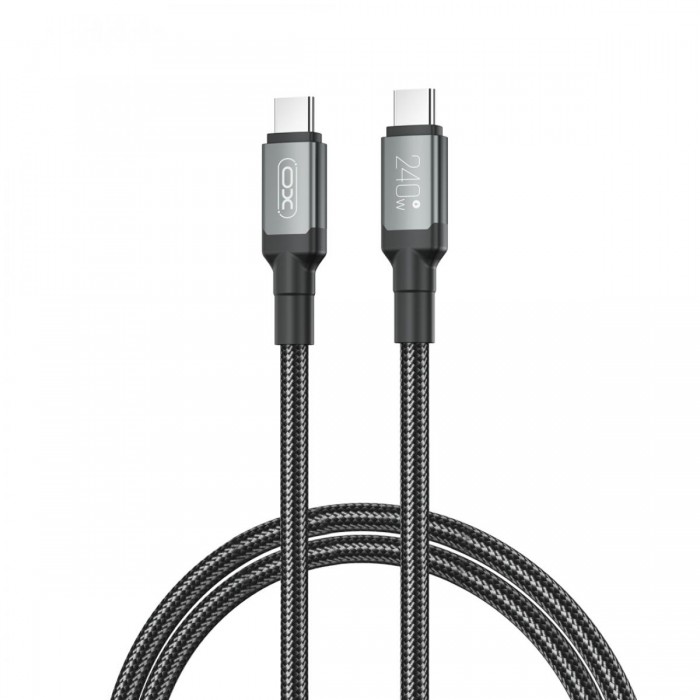 XO NB-Q264A Type-c to Type-c 240W High Power Data Cable 1m XO NB-Q264A Type-c to Type-c 240W High Power Data Cable 1m