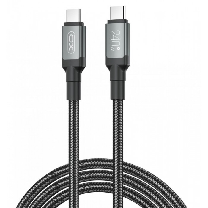 XO NB-Q264B Type-c to Type-c 240W High Power Data Cable 2m XO NB-Q264B Type-c to Type-c 240W High Power Data Cable 2m