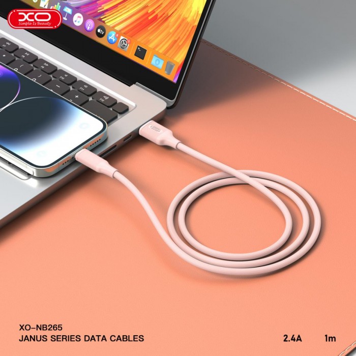 XO NB265 Μινιμαλιστικό Καλώδιο Micro Ροζ