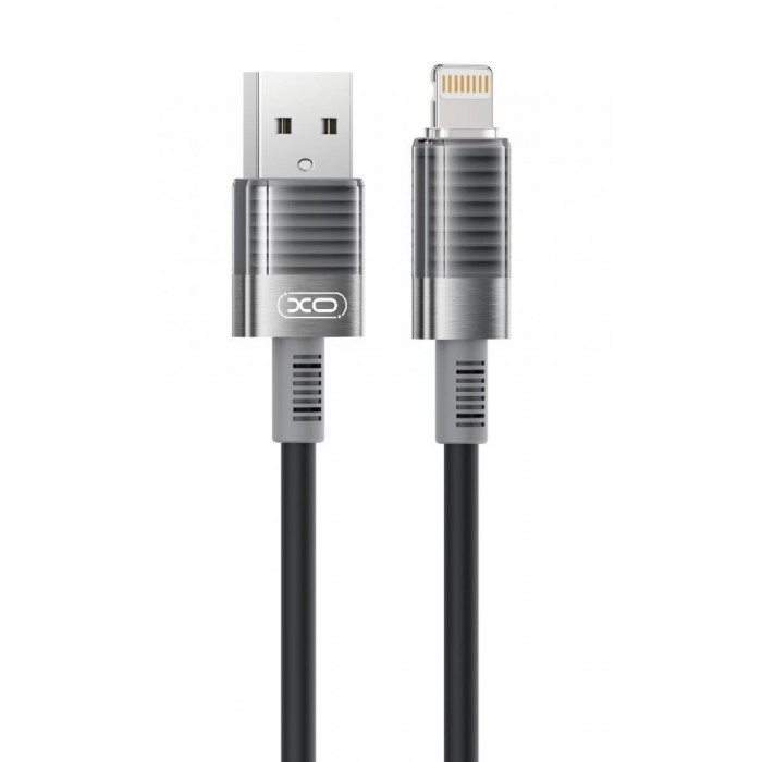 XO NB282 Καλώδιο Γρήγορης Φόρτισης 6A Lightning Μαύρο