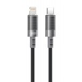XO NB-Q282A Καλώδιο Σιλικόνης Type-c σε Lightning 30W Μαύρο XO NB-Q282A Καλώδιο Σιλικόνης Type-c σε Lightning 30W Μαύρο