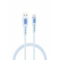 XO NB280 Καλώδιο Δεδομένων Micro 1M 3A Μπλε