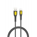XO NB280 Καλώδιο δεδομένων Type-C 1M 3A Μαύρο