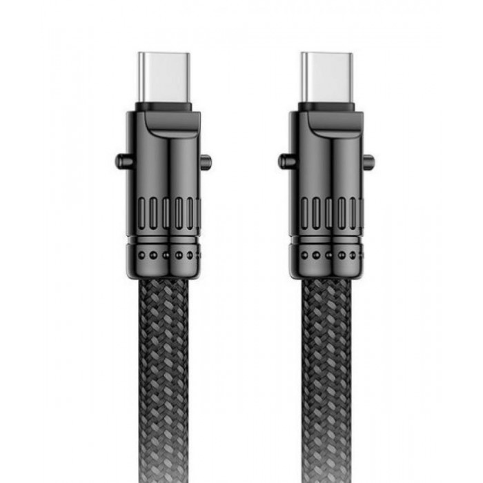 XO NB-Q288B Καλώδιο Κράμα Ψευδαργύρου Type-c σε Type-c 60W XO NB-Q288B Καλώδιο Κράμα Ψευδαργύρου Type-c σε Type-c 60W