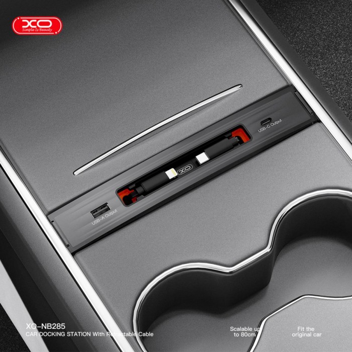 XO NB285 Docking Station με Αναδιπλούμενα Καλώδια 4-in-1 XO NB285 Docking Station με Αναδιπλούμενα Καλώδια 4-in-1