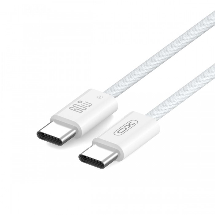 XO NB-Q273 iP15 Καλώδιο φόρτισης Type-C σε Type-C 60W Λευκό XO NB-Q273 iP15 Καλώδιο φόρτισης Type-C σε Type-C 60W Λευκό