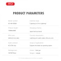 XO NB-R258B Αντάπτορας Lightning σε Lightning & 3.5mm