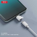 XO NB256G Αντάπτορας Micro Θηλυκό σε Type-C Αρσενικό με Κορδόνι