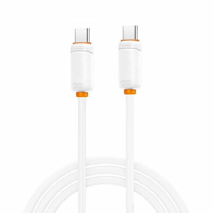 XO NB-Q302B Καλώδιο Φόρτισης & Μεταφοράς Δεδομένων Type-C σε Type-C 60W Λευκό 1m XO NB-Q302B Καλώδιο Φόρτισης & Μεταφοράς Δεδομένων Type-C σε Type-C 60W Λευκό 1m