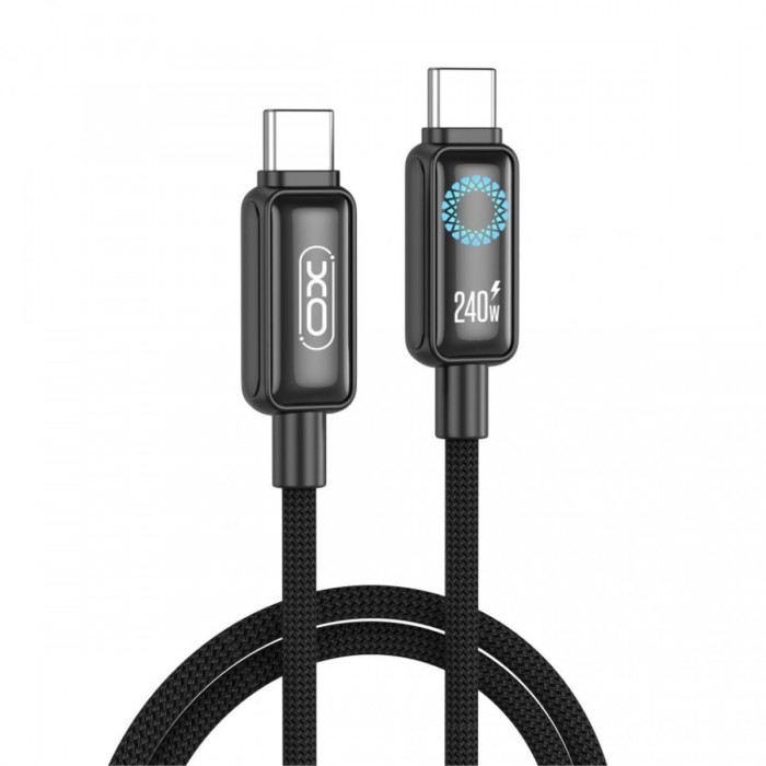 XO NB-Q312A Καλώδιο Φόρτισης & Δεδομένων USB Type-C σε Type-C 240W 1μ XO NB-Q312A Καλώδιο Φόρτισης & Δεδομένων USB Type-C σε Type-C 240W 1μ