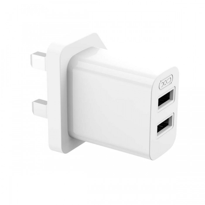 XO L109 (UK) Dual USB-A 2.4A Charger XO L109 (UK) Dual USB-A 2.4A Charger
