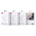 XO L109 (UK) Dual USB-A 2.4A Charger with lightning cable