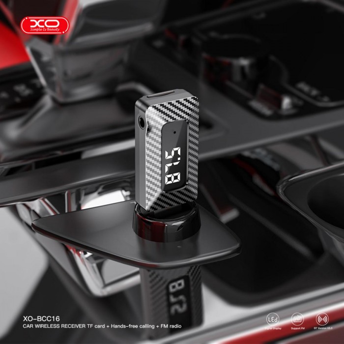 XO BCC16 Bluetooth Support FM Transmitter + TF Card