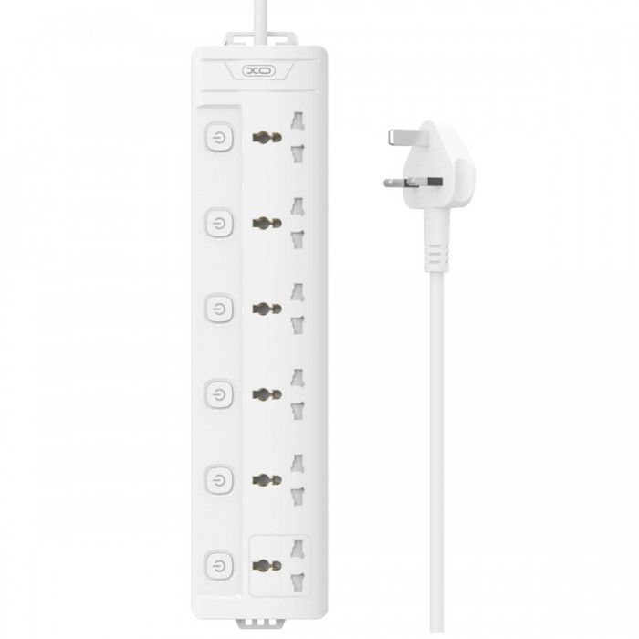 XO WL18 (UK) Πολύπριζο 6AC με Ανεξάρτητο Διακόπτη XO WL18 (UK) Πολύπριζο 6AC με Ανεξάρτητο Διακόπτη