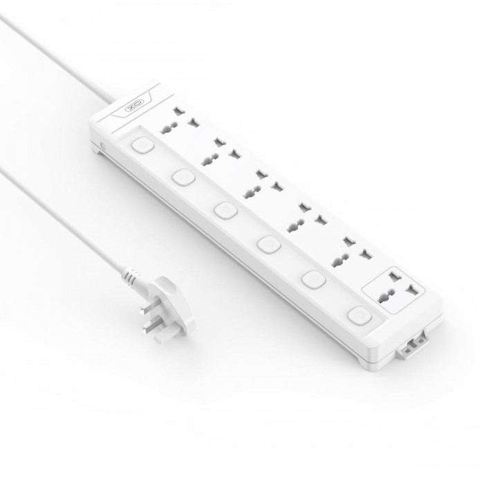 XO WL18 (UK) Πολύπριζο 6AC με Ανεξάρτητο Διακόπτη