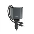 XO CC62 Smart Μεταλλικός 4 σε 1 Retractable Φορτιστής Αυτοκινήτου XO CC62 Smart Μεταλλικός 4 σε 1 Retractable Φορτιστής Αυτοκινήτου