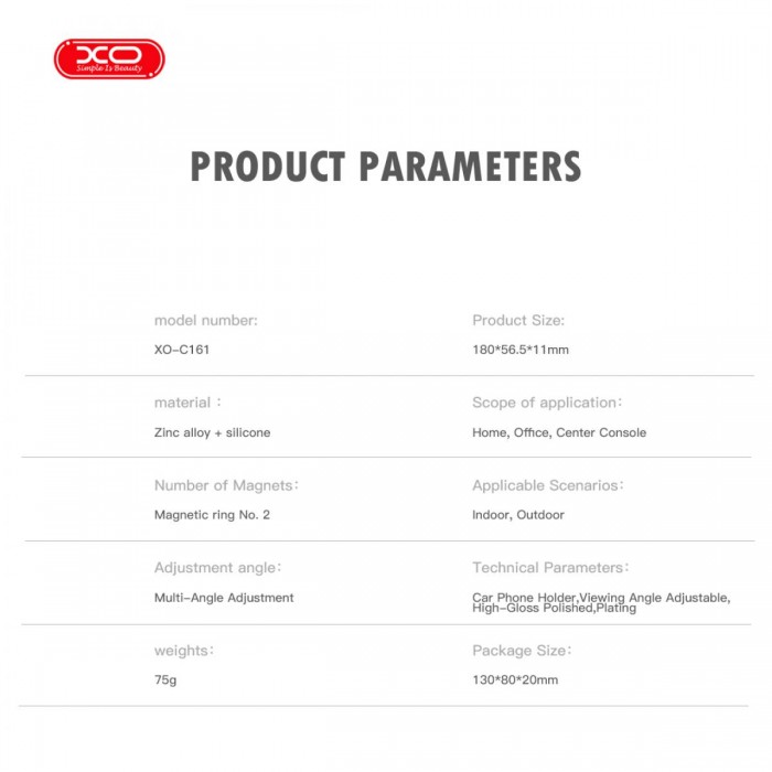 XO-C161 Apple MagSafe Μαγνητική Τρίπτυχη Βάση Κινητού XO-C161 Apple MagSafe Μαγνητική Τρίπτυχη Βάση Κινητού