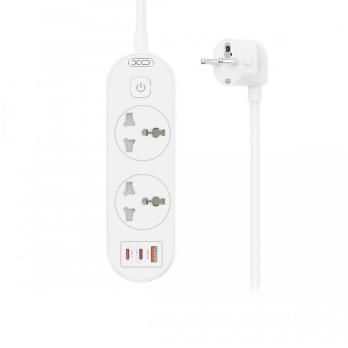 XO WL31 (EU) 30W 2AC + 1USB-A + 2USB-C με Διακόπτη XO WL31 (EU) 30W 2AC + 1USB-A + 2USB-C με Διακόπτη