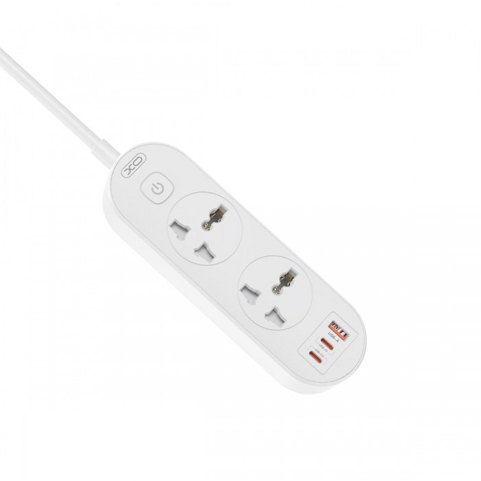 XO WL31 (EU) 30W 2AC + 1USB-A + 2USB-C με Διακόπτη