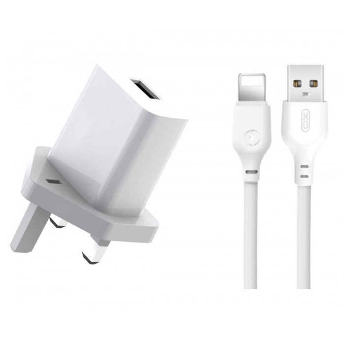 XO L99 Φορτιστής UK με Καλώδιο Lightning 2.4A XO L99 Φορτιστής UK με Καλώδιο Lightning 2.4A