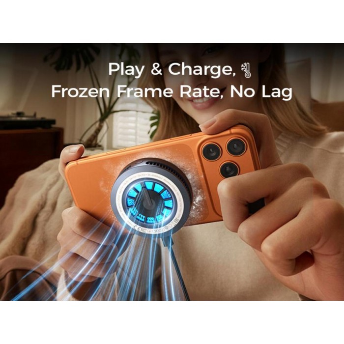 XO CX043 Smart Ασύρματος Φορτιστής με Ψύξη 25W & LED