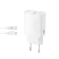 XO L162 EU 30W Φορτιστής Γρήγορης Φόρτισης Type-C με Καλώδιο Type-C XO L162 EU 30W Φορτιστής Γρήγορης Φόρτισης Type-C με Καλώδιο Type-C